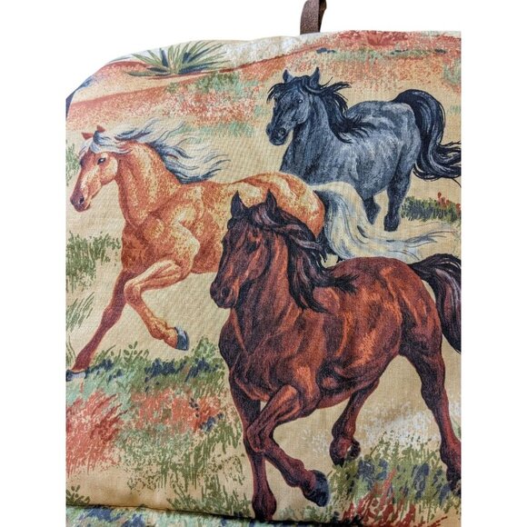 Vintage Toaster Cover Handmade Horse Graphics Cushioned Ranch Farm Equestrian - Picture 5 of 5